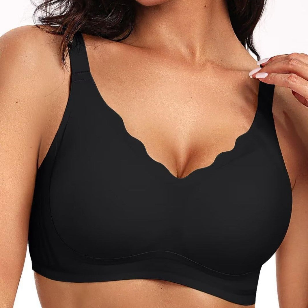 SHEVUE™ Jelly Wireless T-shirt Bra - Seamless,magic Uplifting, Plus Size Friendly, Comfortable, Soft, Women's, Everyday, Push-up, Underwear, Women's, Apparel, Basics, Veck Gamis Clothe Full Coverage Plunge Bra Womenswear Minimalist