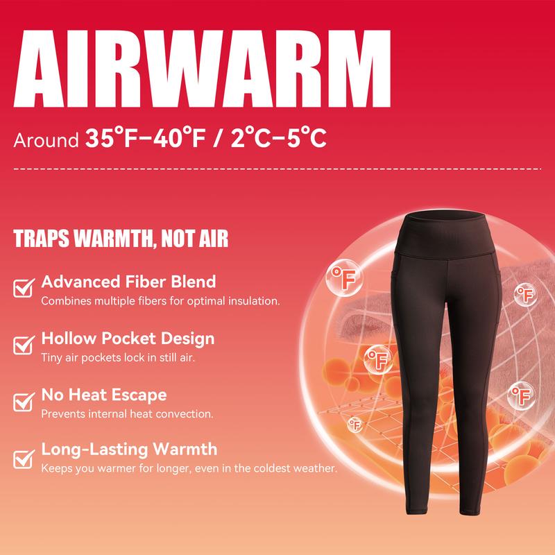 SHEVUE Winter Thermal Leggings for Workout & Everyday