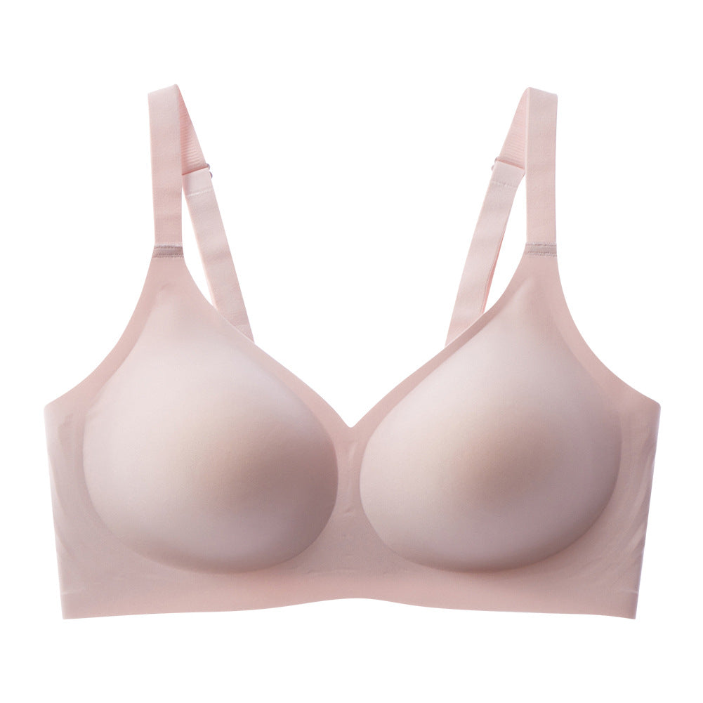 SHEVUE™ Jelly Wireless Women Comfortable Push Up Bras Wireless Seamless Full Coverage Bra Buttery Soft Everyday Tshirt Bra