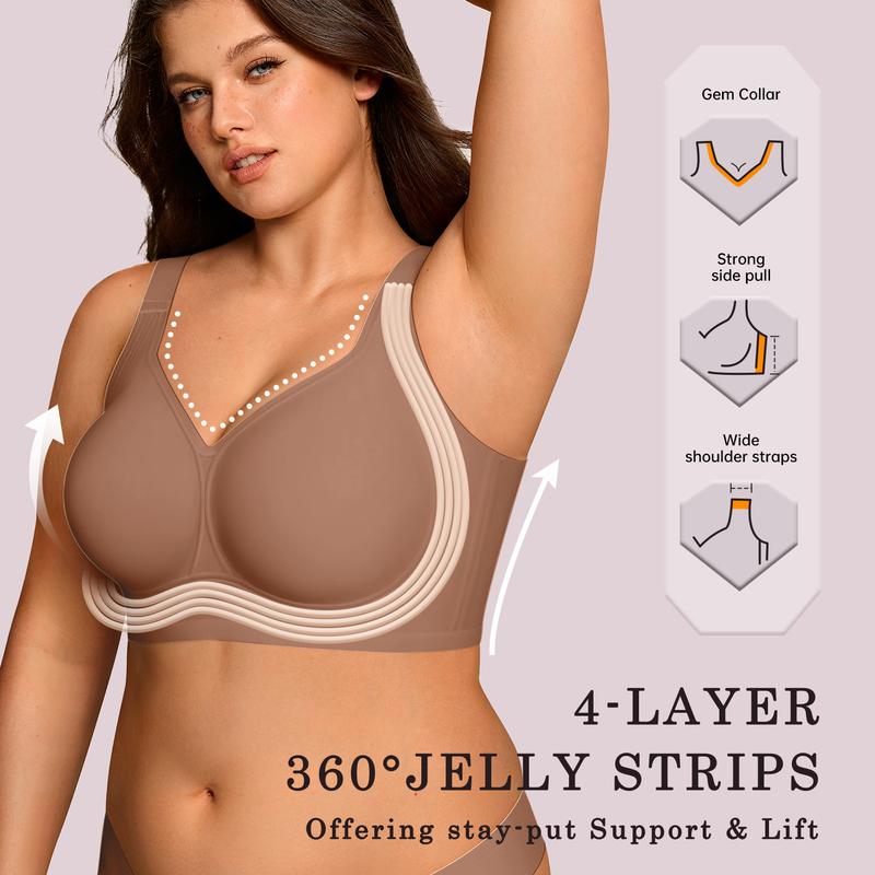 SHEVUE Comfort Wireless Bra for Everyday Wear