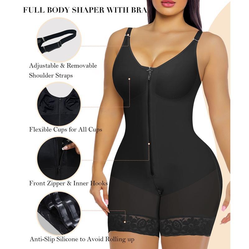 SHEVUE™ Fajas for Women with Zipper Crotch & Tummy Control