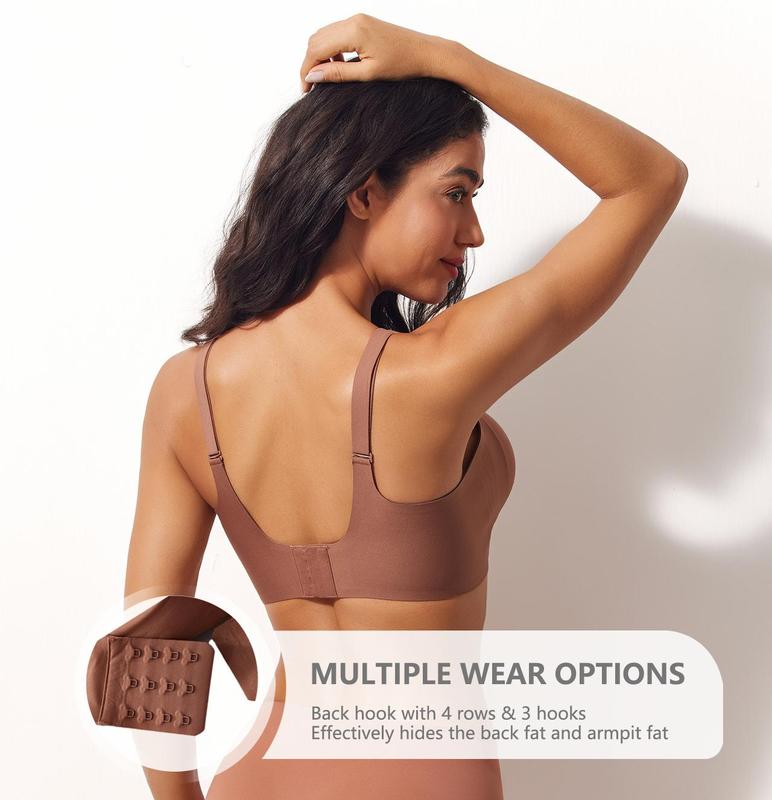 SHEVUE Wireless Push Up Bra | Seamless Full Coverage
