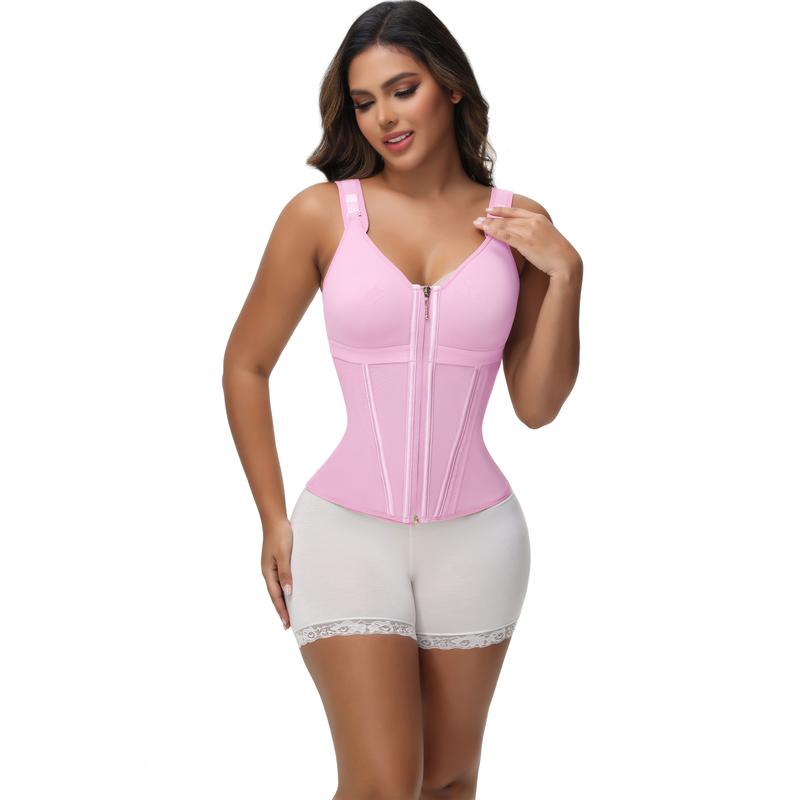 SHEVUE™ Waist Shapewear for Women with Bra Tummy Control Girdle Workout Shapewear with Adjustable Shoulder Strap