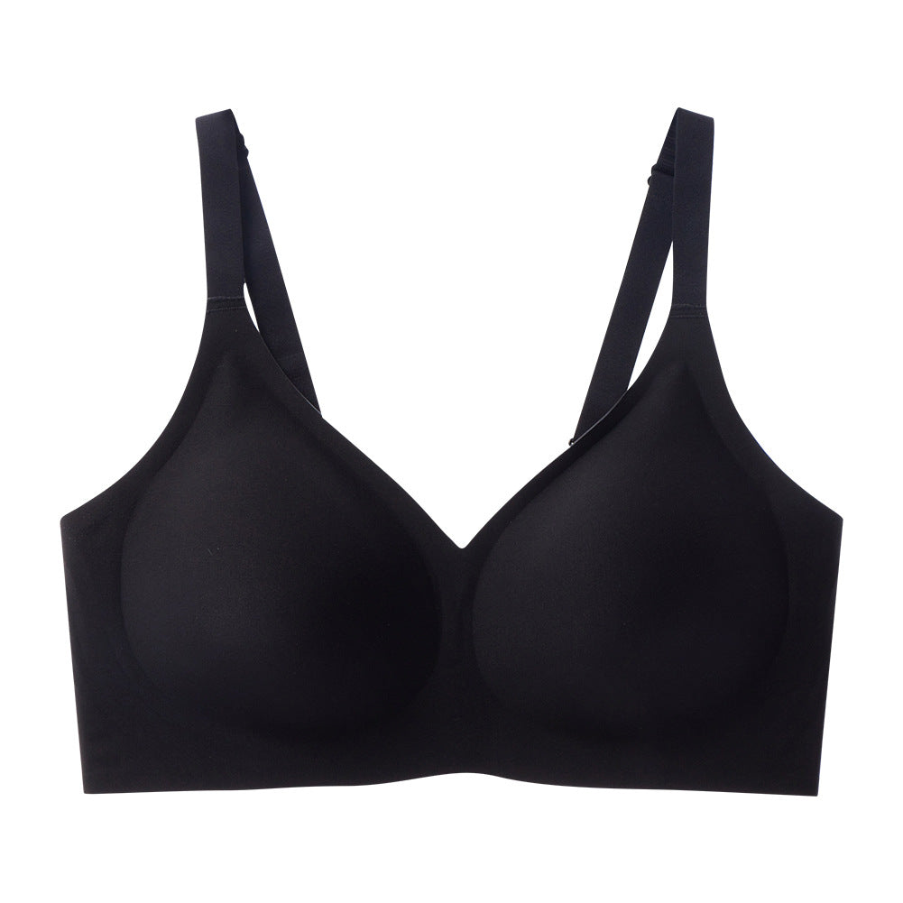 SHEVUE™ Jelly Wireless Women Comfortable Push Up Bras Wireless Seamless Full Coverage Bra Buttery Soft Everyday Tshirt Bra