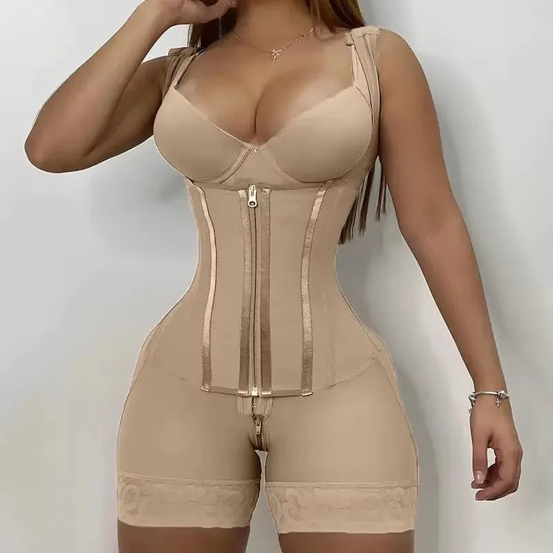 SHEVUE™ Women Colombian Fajas High Compression Girdles Tummy Control Full Body Slimming Shaperwear