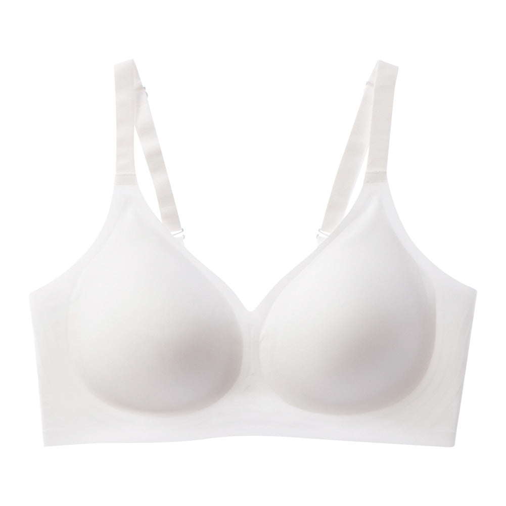 SHEVUE™ Jelly Wireless Women Comfortable Push Up Bras Wireless Seamless Full Coverage Bra Buttery Soft Everyday Tshirt Bra