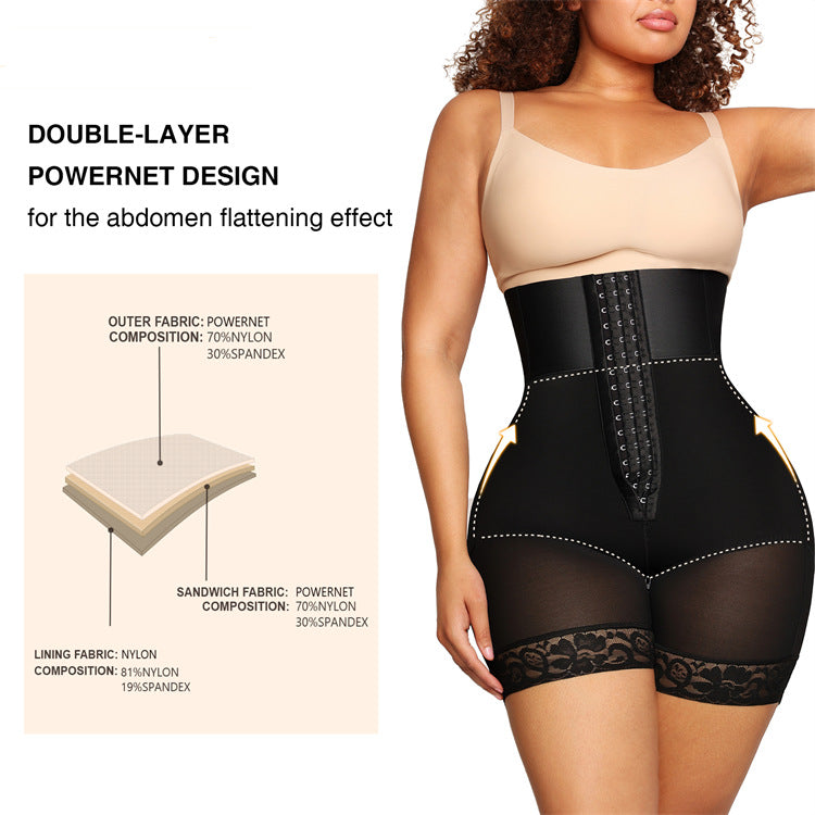 SHEVUE™ Tummy Control Shapewear for Women Fajas Colombianas Shorts Butt Lifter with Zipper Crotch