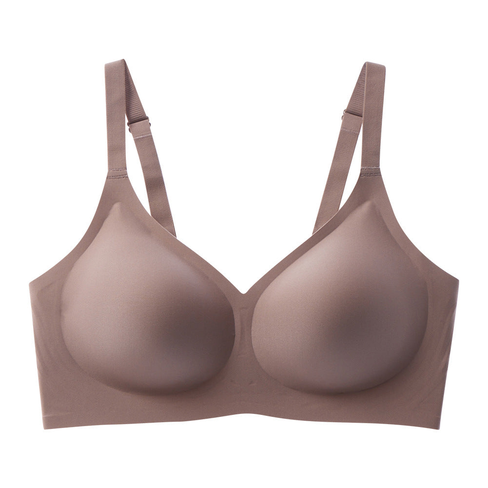 SHEVUE™ Jelly Wireless Women Comfortable Push Up Bras Wireless Seamless Full Coverage Bra Buttery Soft Everyday Tshirt Bra