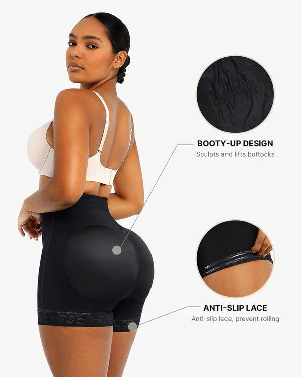 SHEVUE Butt Lifting Shapewear with Steel Boning & Lace