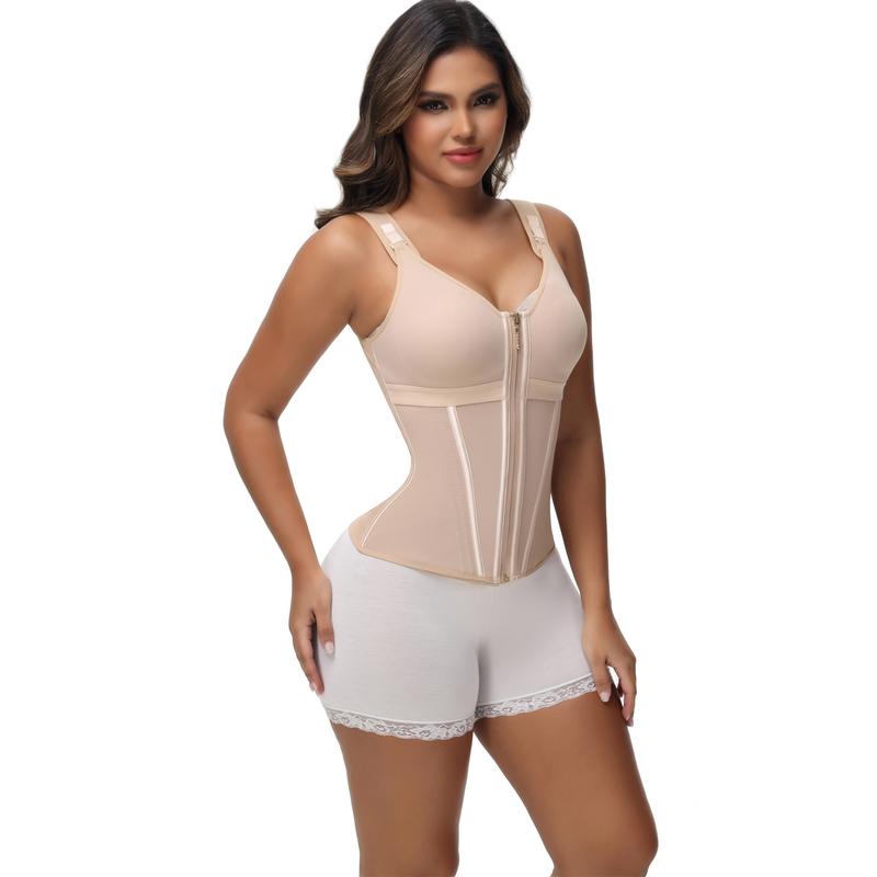 SHEVUE™ Waist Shapewear for Women with Bra Tummy Control Girdle Workout Shapewear with Adjustable Shoulder Strap