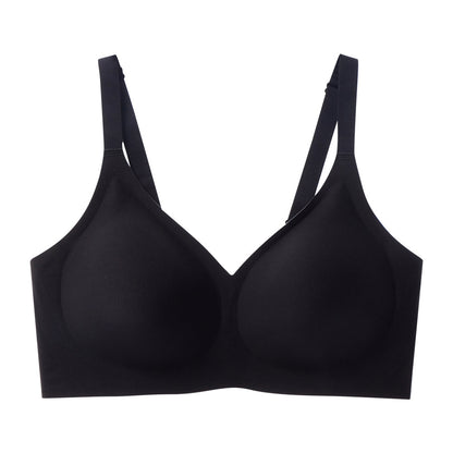 SHEVUE™ Jelly Wireless Women Comfortable Push Up Bras Wireless Seamless Full Coverage Bra Buttery Soft Everyday Tshirt Bra