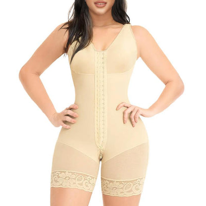 SHEVUE™ Fajas Colombianas Shapewear for Women Tummy Control Post Surgery Full Body Shaper Butt Lifter with Zipper Crotch