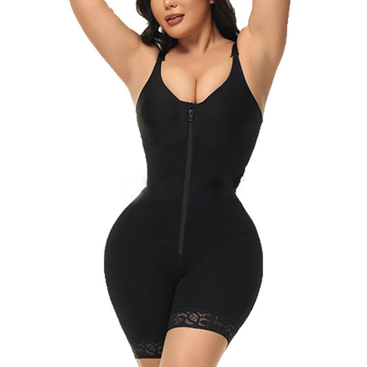 SHEVUE™ Colombianas  Shaping Bodysuit with Front Zipper and Short Length,Tummy Control Full Shapewear Butt Lifter ,christmas body shaper for ladies Bra Garment Womenswear Compression Fabric Basic Adjustable Fall Freshness