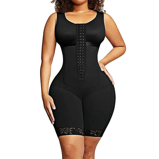 SHEVUE™ Full Body Compression Faja Stage 2 Post Surigical Shapewearcomfort Shapewearcorset Basicunderwear Plussizecorset Womens Underwear Shapewear Corset Basic Underwear Black, Minimalist for Post-Surgical Recovery