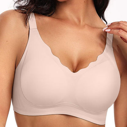 SHEVUE™ Jelly Wireless T-shirt Bra - Seamless,magic Uplifting, Plus Size Friendly, Comfortable, Soft, Women's, Everyday, Push-up, Underwear, Women's, Apparel, Basics, Veck Gamis Clothe Full Coverage Plunge Bra Womenswear Minimalist